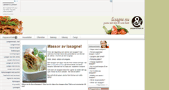 Desktop Screenshot of lasagne.nu